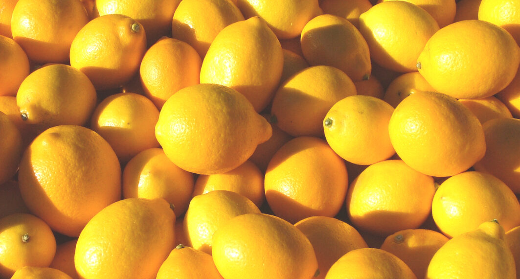 a lot of lemon